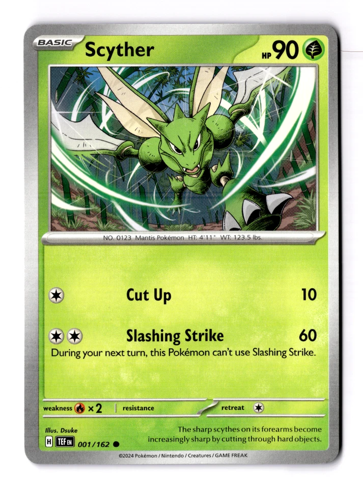 Scyther 001/162 SV05: Temporal Forces Regular - Image 1 of 3