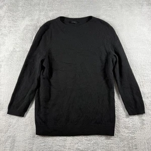 Talbots Sweater Womens Extra Large Black Pure Cashmere Pullover Crewneck Classic - Picture 1 of 11