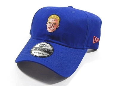 New York Knicks Kristaps Porzingis #6 New Era 9Twenty Hat Cap Blue Adjustable - Image 1 of 3