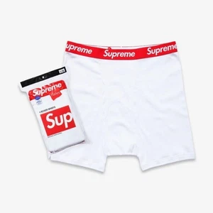 Supreme x Hanes Boxer Briefs 4 Pack Black/White (FW16A36/SS17A36) Size S - Picture 1 of 3