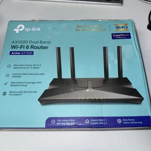 TP-LINK Archer AX1500 1,5 Gbps Wi-Fi 6 router wireless dual band - Foto 1 di 6