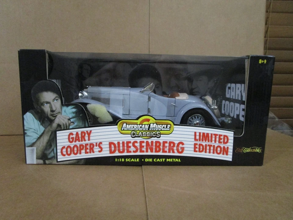 ERTL 1935 DUESENBURG SJ ROADSTER GARY COOPERS FREE SHIP - Image 1 of 1
