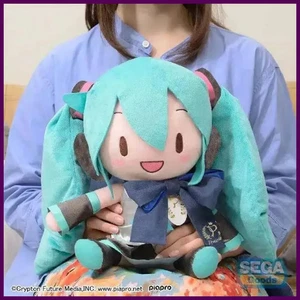 32Cm Kawaii Hatsune Miku Plush Doll Anime New Bow Miku Preciality Plush - Picture 1 of 24