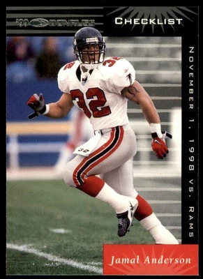 1999 Donruss Jamal Anderson Atlanta Falcons #191 - Image 1 of 2