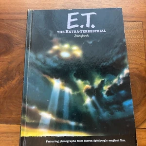 E.T. The Extra Terrestrial Storybook Hardcover Book 1982 Drew Barrymoore - Picture 1 of 7