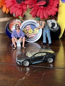 Matchbox 2016 BMW i8 Hybrid Coupe 1:64 Black Diecast USED EX Condition - Picture 1 of 10