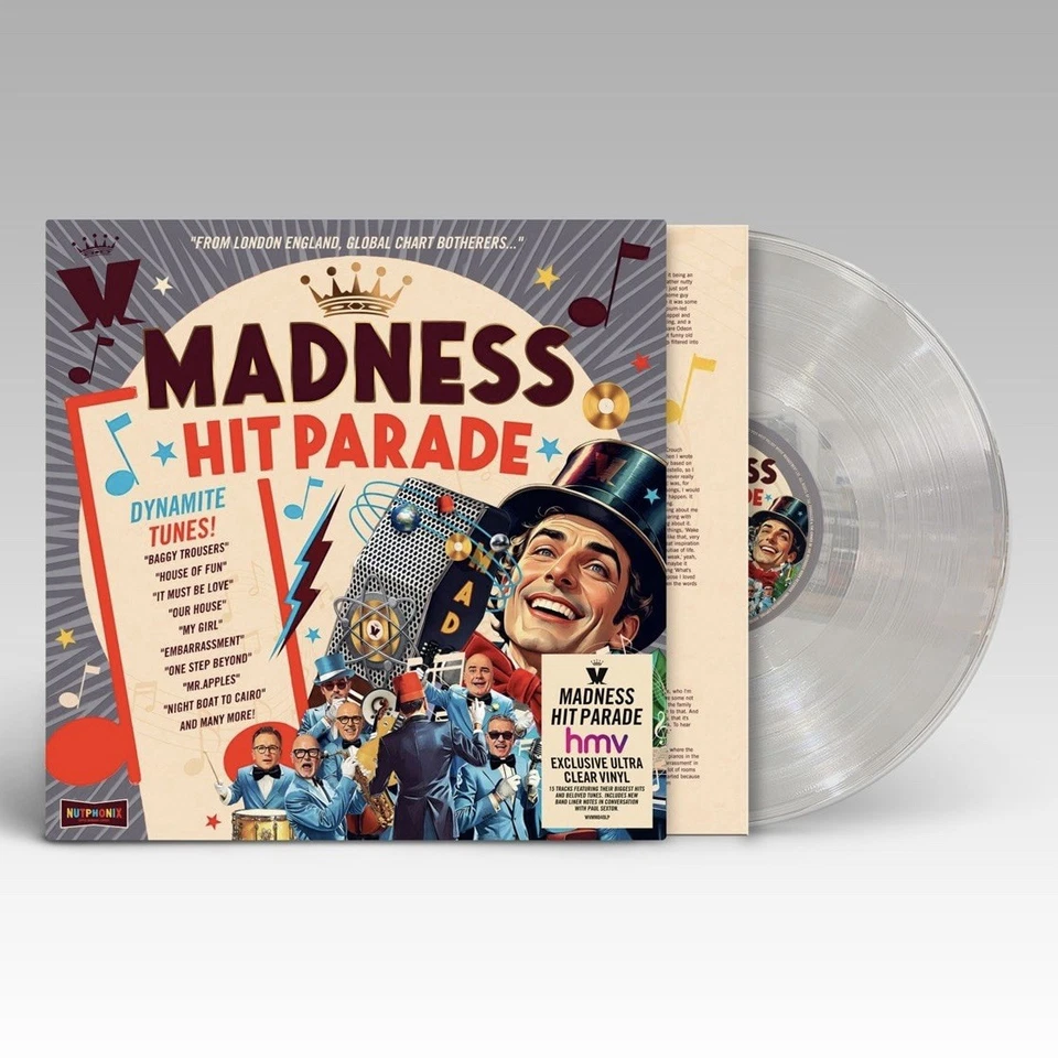Madness - Hit Parade - Limited Edition ULTRA CLEAR Vinyl LP - Image 1 of 1
