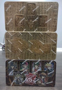 YuGiOh Tins 25th Anniversary Dueling Heroes 21 Ancient Battles 22 Pharaoh's Gods - Picture 1 of 3