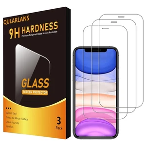 3 Pack Screen Protector for iPhone 11/XR 6.1 Inch, 9H Hardness Shock Resistan... - Foto 1 di 7