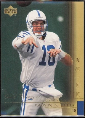 2000 Upper Deck Payton Manning Gold Reserve #63 - Image 1 of 2