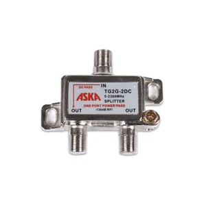 ASKA TG2G-2DC 2-Way Wideband Satellite Splitter 1 Port Power Passive Combiner - Picture 1 of 1