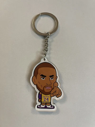 Kobe Bryant Los Angeles Lakers Jersey Acrylic Keychain NBA Basketball Cover