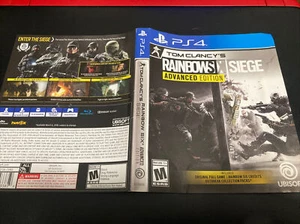Rainbow six Siege Advanced Edition PS4 Box Art - Picture 1 of 1