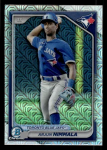 2024 Bowman Chrome Arjun Nimmala Prospect Shimmer Refractor #BCP-199 - Bild 1 von 2