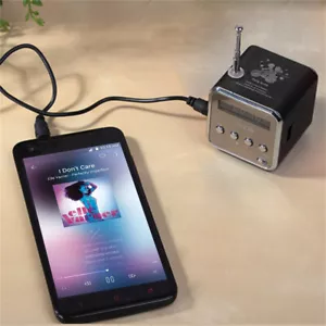 Portable Mini Speaker Music Player FM Radio MicroSD TF USB MP3 -multicolor - Picture 1 of 17