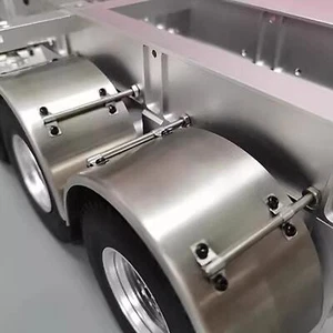 Metal Mudflaps Mudguard DIY for 1/14 RC Dump Truck Tractor Car Trailer Parts - Picture 1 of 1
