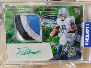 2020 Spectra D'ANDRE SWIFT RPA Neon Green /50 - Picture 1 of 2