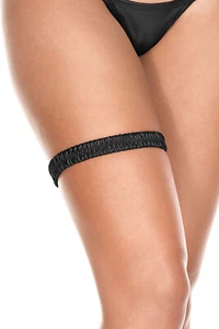 sexy MUSIC LEGS shiny METALLIC thigh LEG garter LINGERIE wedding DANCER festival - Picture 1 of 7