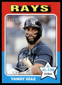 2024 Topps Heritage #230 Yandy Diaz - Foto 1 di 2