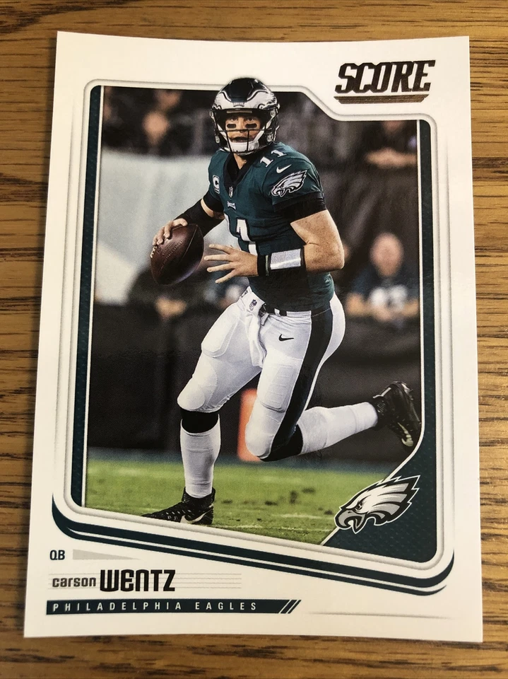 Carson Wentz 2018 Score Eagles Card #258   *6612* - Image 1 of 1