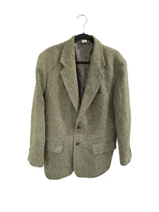 Liz Claiborne 100% Virgin Wool Tweed Blazer Jacket Men's Size 10 Pockets - Picture 1 of 9