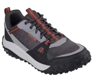 Herren Skechers Schuhe Outdoor Trail Arch Fit Sport Komfort Grau Schwarz Flex 237604 - Bild 1 von 6