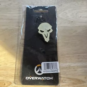 Portachiavi Overwatch Reaper Teschio Logo Metallo Portachiavi Videogioco 2018 Blizzard Nuovo con etichette - Foto 1 di 4