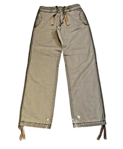 Pantalones de Colección Y2K H&M LOGG Caqui Para Hombre Talla 30 Verde Suelto Algodón Dibujo Cuerdas - Imagen 1 de 9
