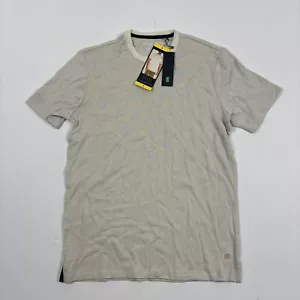 Banana Republic Men’s Luxe Touch Performance Tee Beige Striped Small - Picture 1 of 4