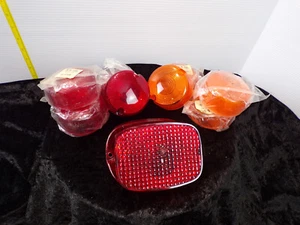 Harley Davidson Replacement Lens Lot Tail (1) Turn Amber (4) Turn Red (4) - Picture 1 of 6