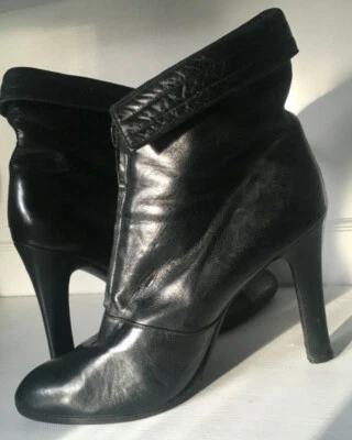 老式 70 年代 The Chelsea Cobbler Richard Smith 高踝迪斯科瓶靴 6 — 第 1/4 张图片