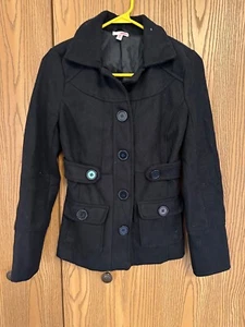 Bongo womens peacoat size small black - Picture 1 of 7