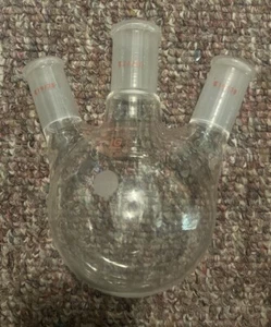 LG 300ml 3 Hals Rundboden Kochkolben (19/38, 24/40, 19/38) - Bild 1 von 1