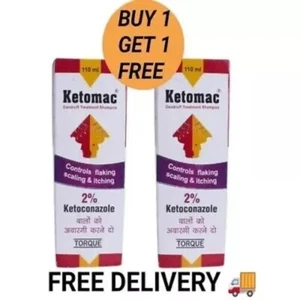 100% Ayurvedic Dan-druff Treatment Control Flaking Scalling & Itching - 110 ml - Picture 1 of 3