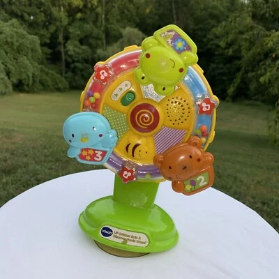 VTech Baby Lil' Critters Spin and Discover Noria con Ventosa Probada Foto 1 de 4