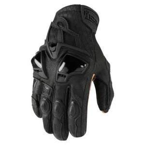 Icon Hypersport Short Gloves - Black - Picture 1 of 5