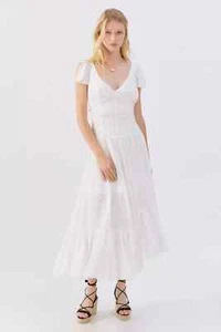 Urban Outfitters New Moon Midi Dress S 6 Women Casual Sleeveless Boho NEW 38737 - Picture 1 of 9
