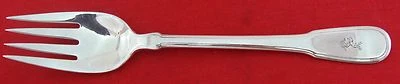 Tiffany & Co. HAMILTON aka GRAMERCY 纯银 PASTRY FORK,6 1/8 英寸单色 — 第 1/4 张图片