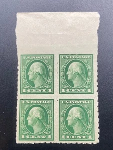 U.S. Stamps. Kansas City Roulette!! Scott #408. 4 block previously hinged. - Picture 1 of 2