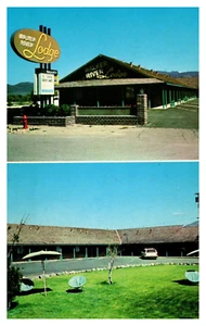 Walker River Lodge Historic Bridgeport Kalifornien Mehransicht Postkarte -450-, - Bild 1 von 2