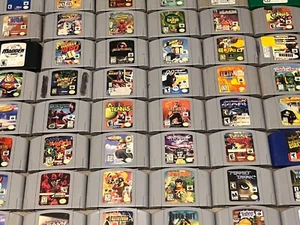 Nintendo 64 N64 OEM Authentic *Pick Your Game* Cart Only Cosmetically Flawed - Picture 1 of 182