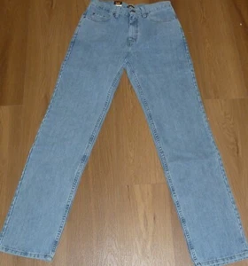 Lee Relaxed Fit Straight Leg Light Worn Blue Jeans  30x36 - Picture 1 of 2