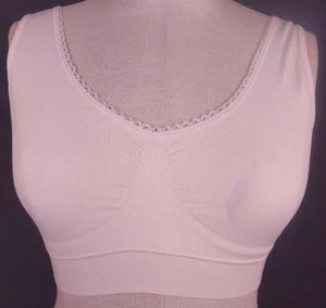 Genie RN 127547 Off White Nylon Wireless Bra Size L. (51) - Picture 1 of 14
