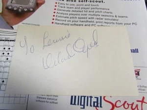 Orlando Cepeda autographed index card  - Picture 1 of 2
