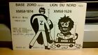 CB radio QSL carte postale Zorro lion bande dessinée St-Yves 1970s Val D'Or PQ QC Québec