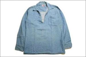 Dumont OF MIAMI Jeansshirt Pullover 60er Vintage Gr. L 16 ~ 16,5 Herren Oberteile - Bild 1 von 3