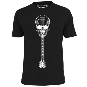 Camiseta para guitarra calavera de metal pesado para hombre Metallica Motorhead Iron Maiden Sabbath - Imagen 1 de 2