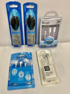 Universal Audio Lead & Earphones - NEW - Picture 1 of 6