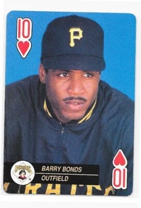 Carte à jouer 1992 Major League Baseball Aces BARRY BONDS Pirates de Pittsburgh - Photo 1/2