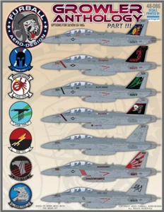 Calcomanías Furball 1/48 Growler Anthology Parte III - 48-086 - Imagen 1 de 2